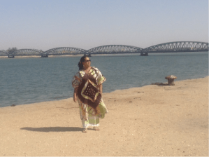 Me experiencing the beauty of the beach in St. Louis, Senegal (2014)