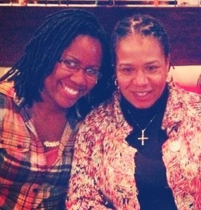 Roze and Andrea on Valentine's Day in Chicago (2014)